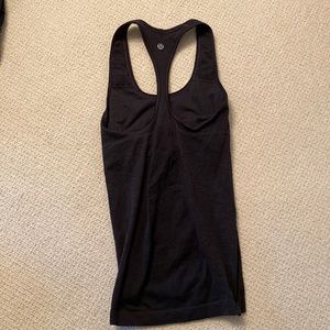 Lululemon black razorback tank